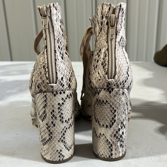 Just fab, size 7.5, snake skin and tan - Picture 3 of 3